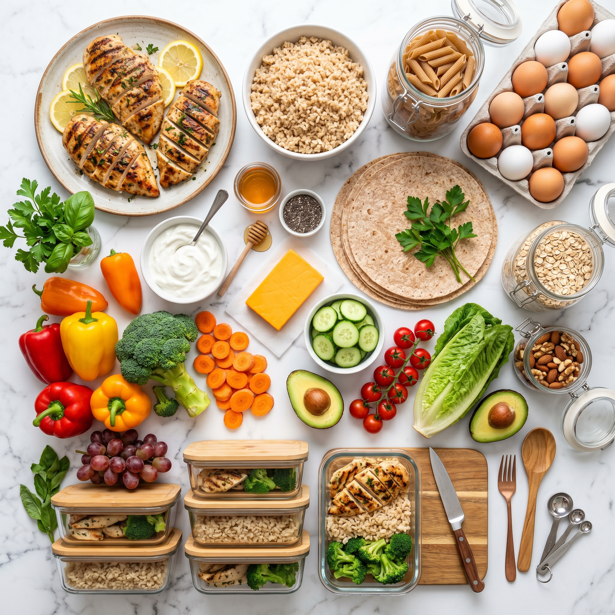 meal prep for beginners healthy weekly meals