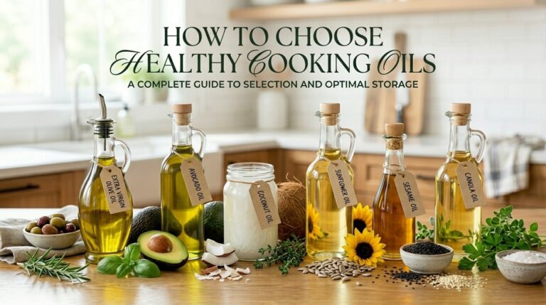 Fresh herbs stored in glass jars for preservation